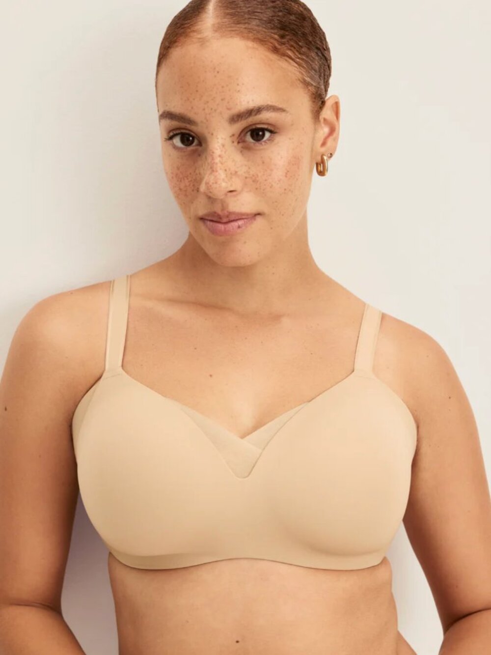Knix Shape & Smooth Bra Warm Sand / L++